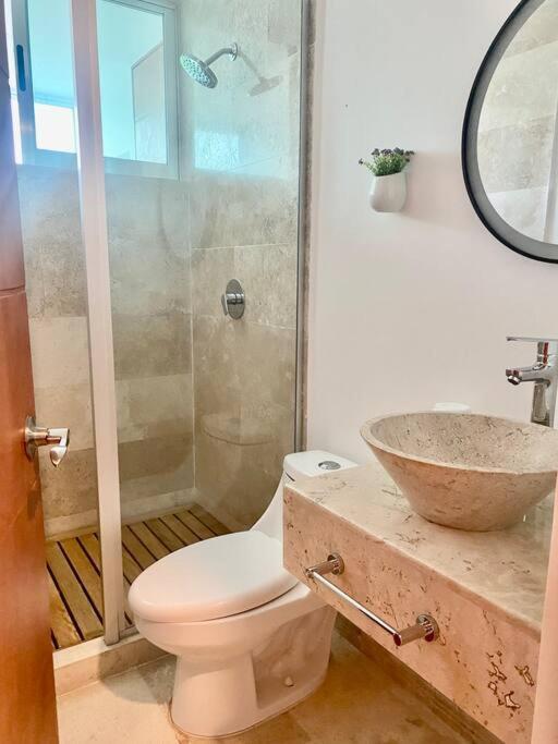 Departamento Xhelin Maya, Exclusivo En Playa Del Carmen, Quintana Roo Esterno foto